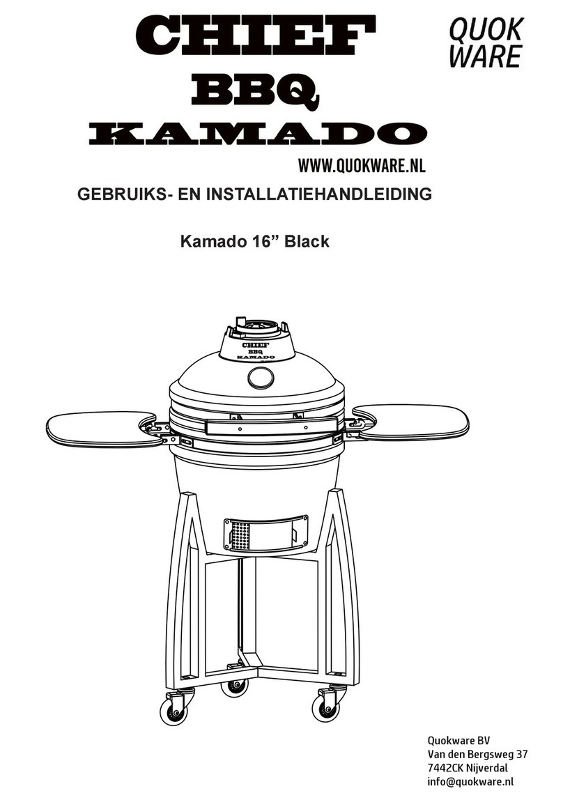 Kamado CHIEF GEBRUIKS manual