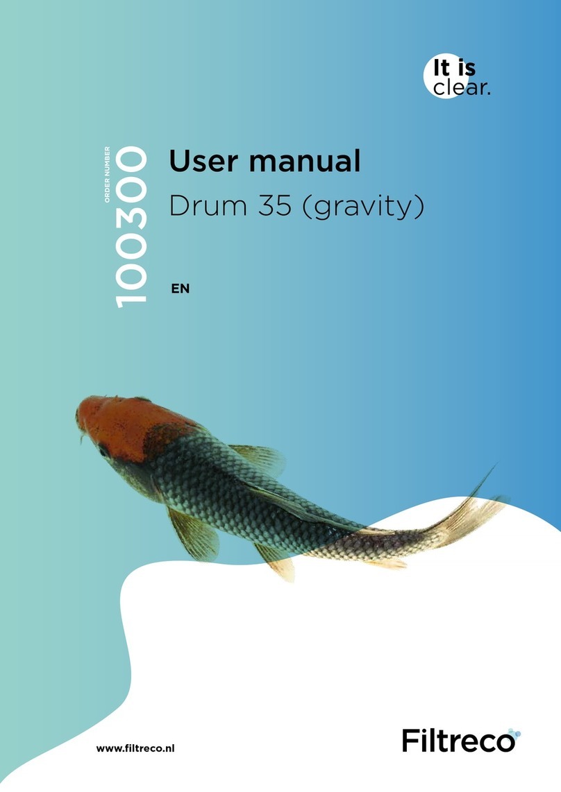 Filtreco Drum 35 user manual