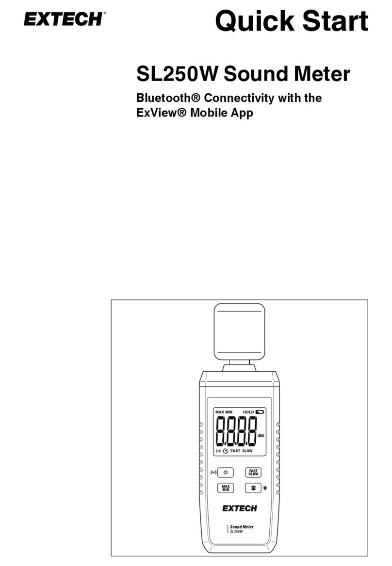 Extech Instruments SL250W User manual Extech Instruments SL250W User manual