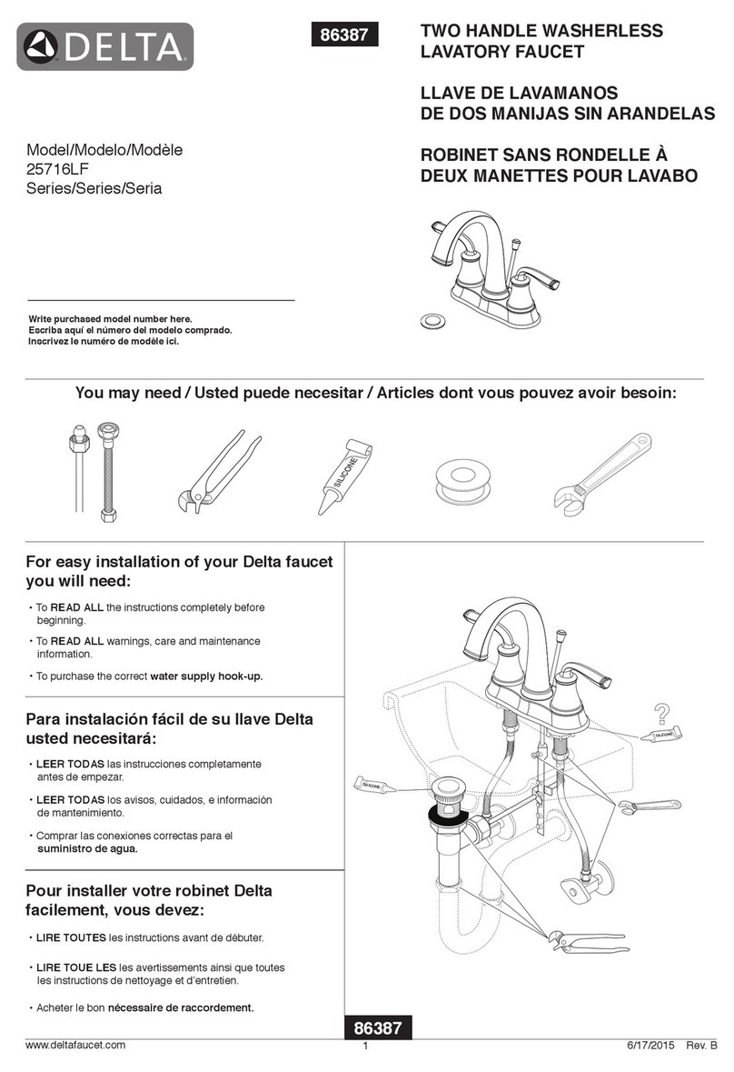 Delta 25716LF User manual