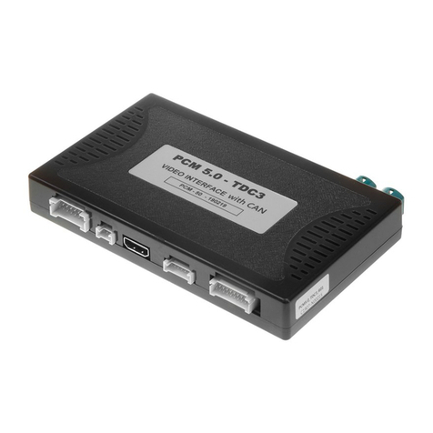 Car Solutions PCM 5.0-TDC3 User manual