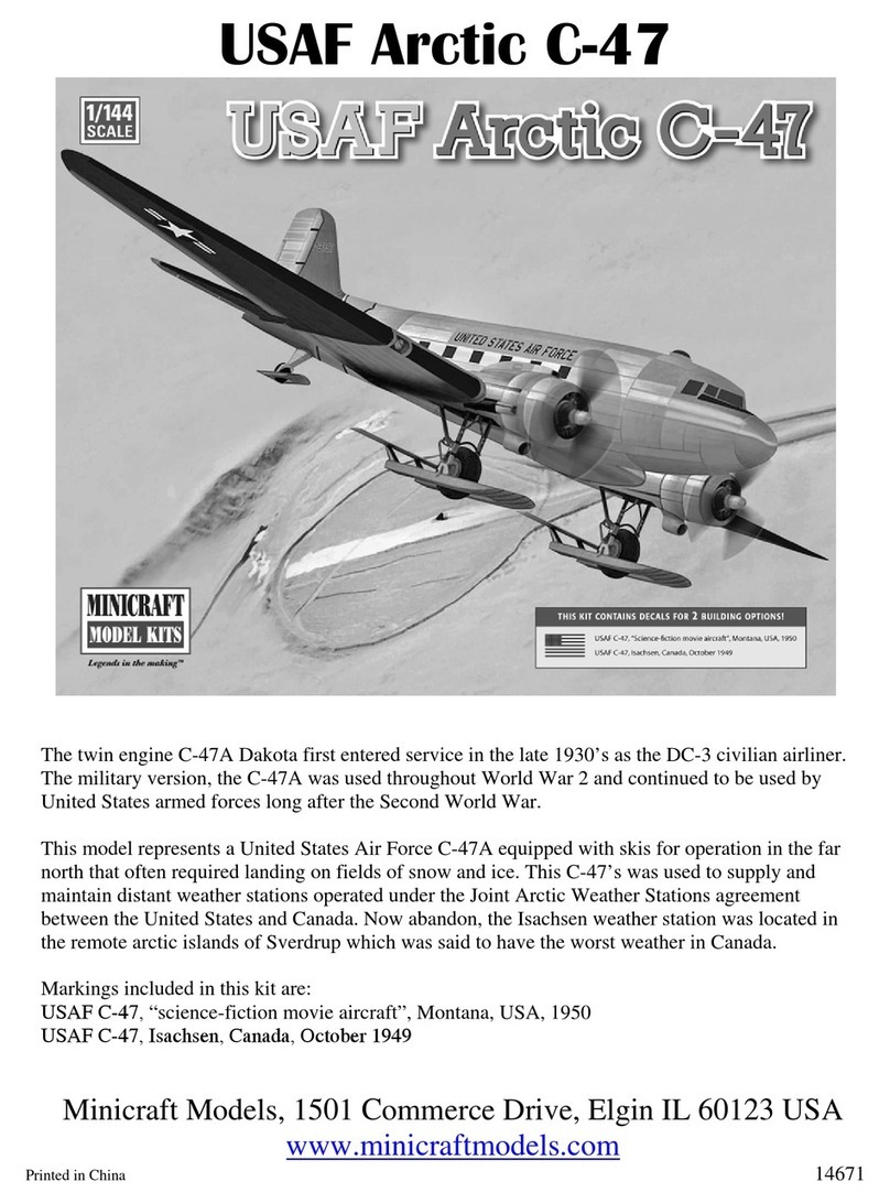 Minicraft Models USAF Arctic C-47 quick start guide Minicraft Models USAF Arctic C-47 quick start guide