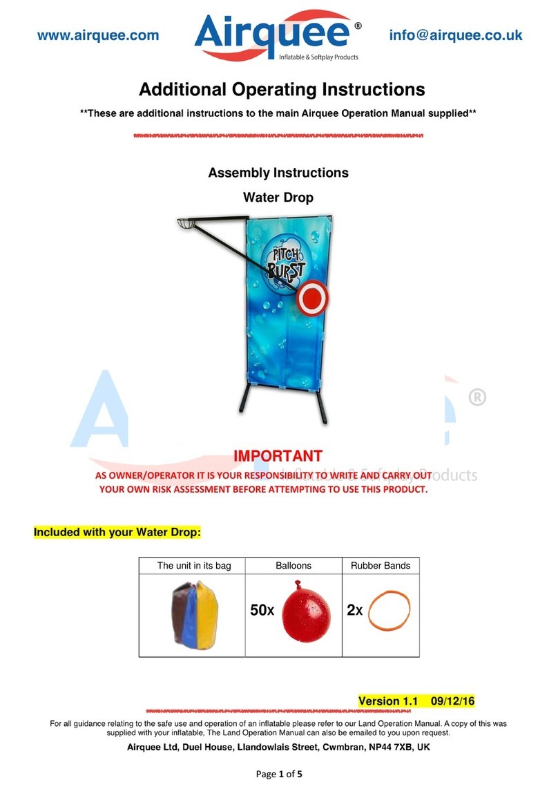 airquee Water Drop Additional operating instructions