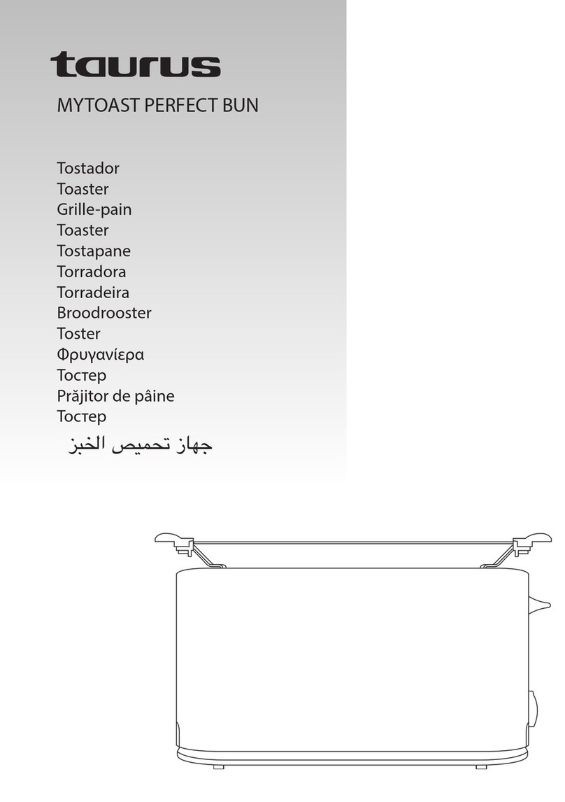 Taurus MYTOAST PERFECT BUN User manual