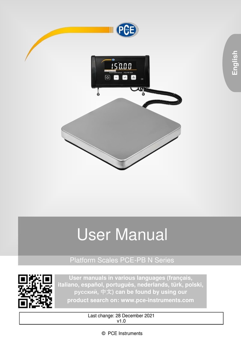 PCE Instruments PCE-PB N Series user manual PCE Instruments PCE-PB N Series user manual