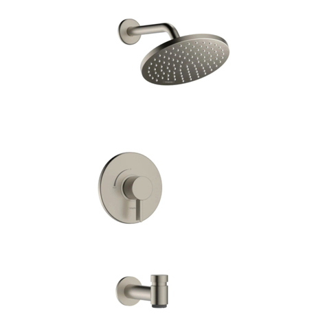 Hans Grohe Vernis Blend 04955 0 Series Installation/User Instructions/Warranty