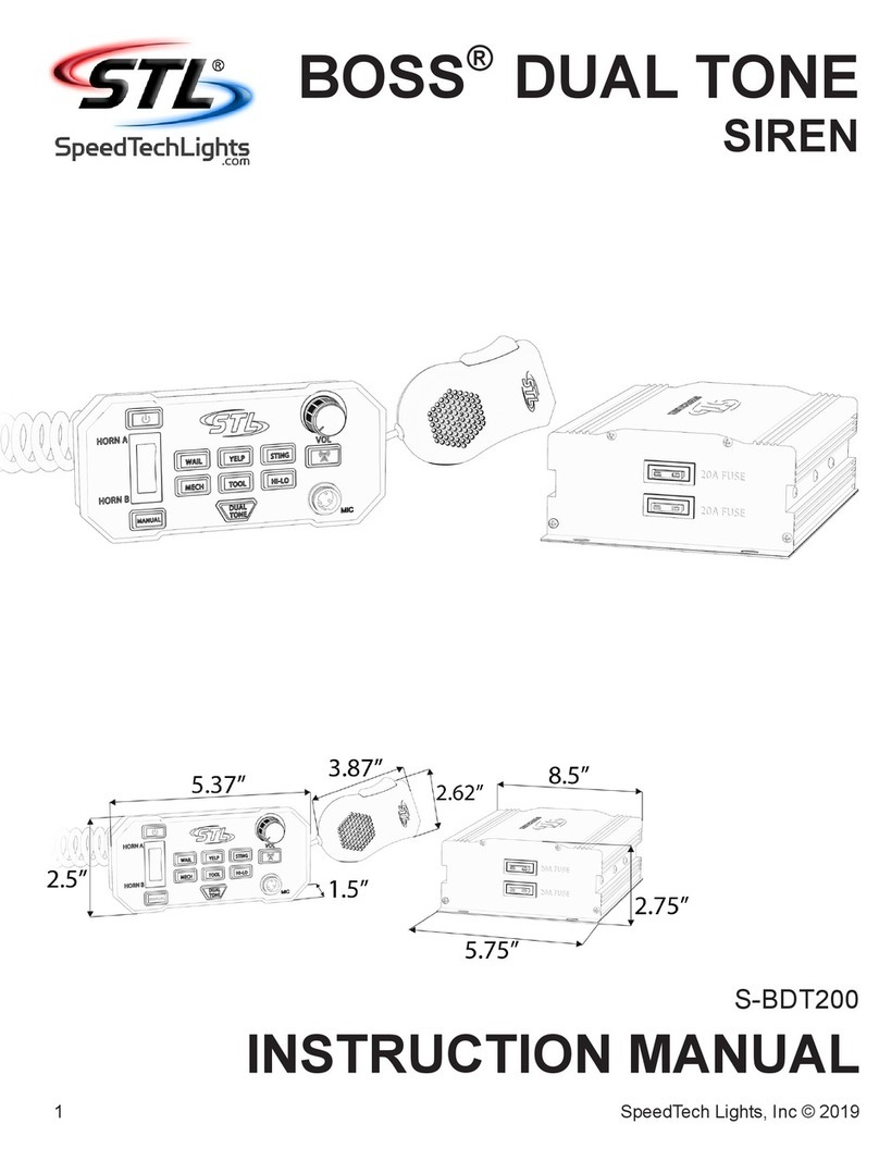 SpeedTech Lights BOSS S-BDT200 User manual
