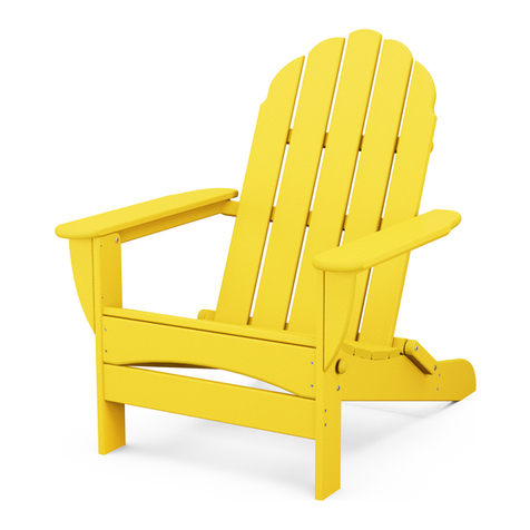 Polywood Classic Oversized Adirondack AD7030 User manual Polywood Classic Oversized Adirondack AD7030 User manual