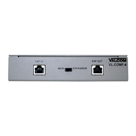Valcom VL-CONF-4 quick start guide