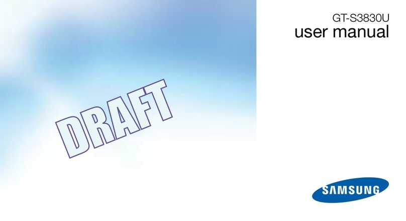 Samsung GT-S3830U User manual