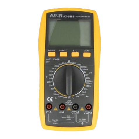 Axio MET AX-588B User manual