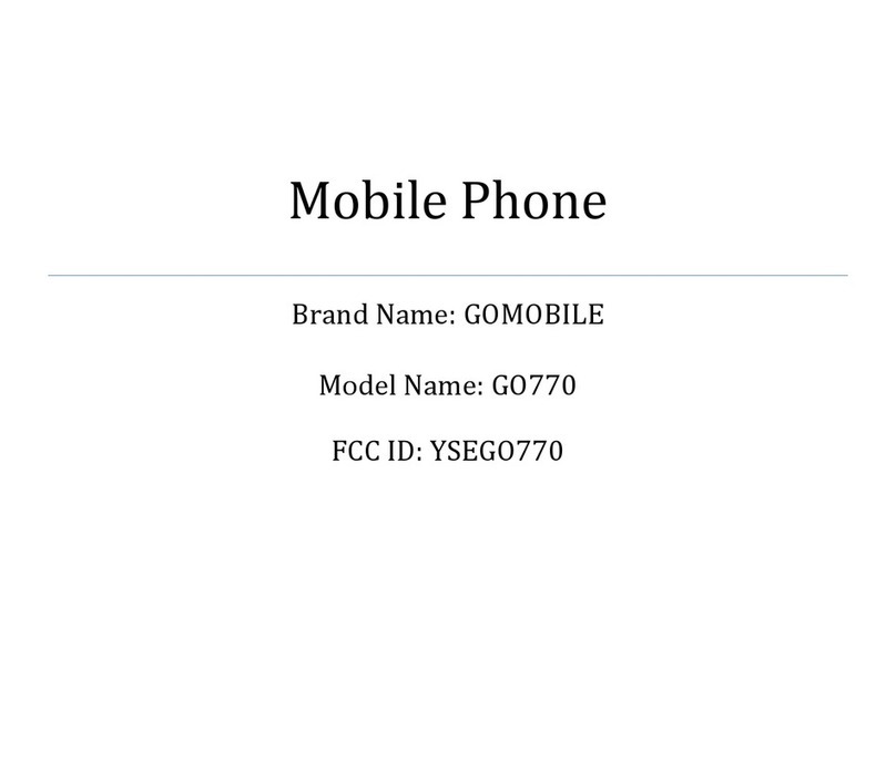 GOMOBILE GO770 User manual