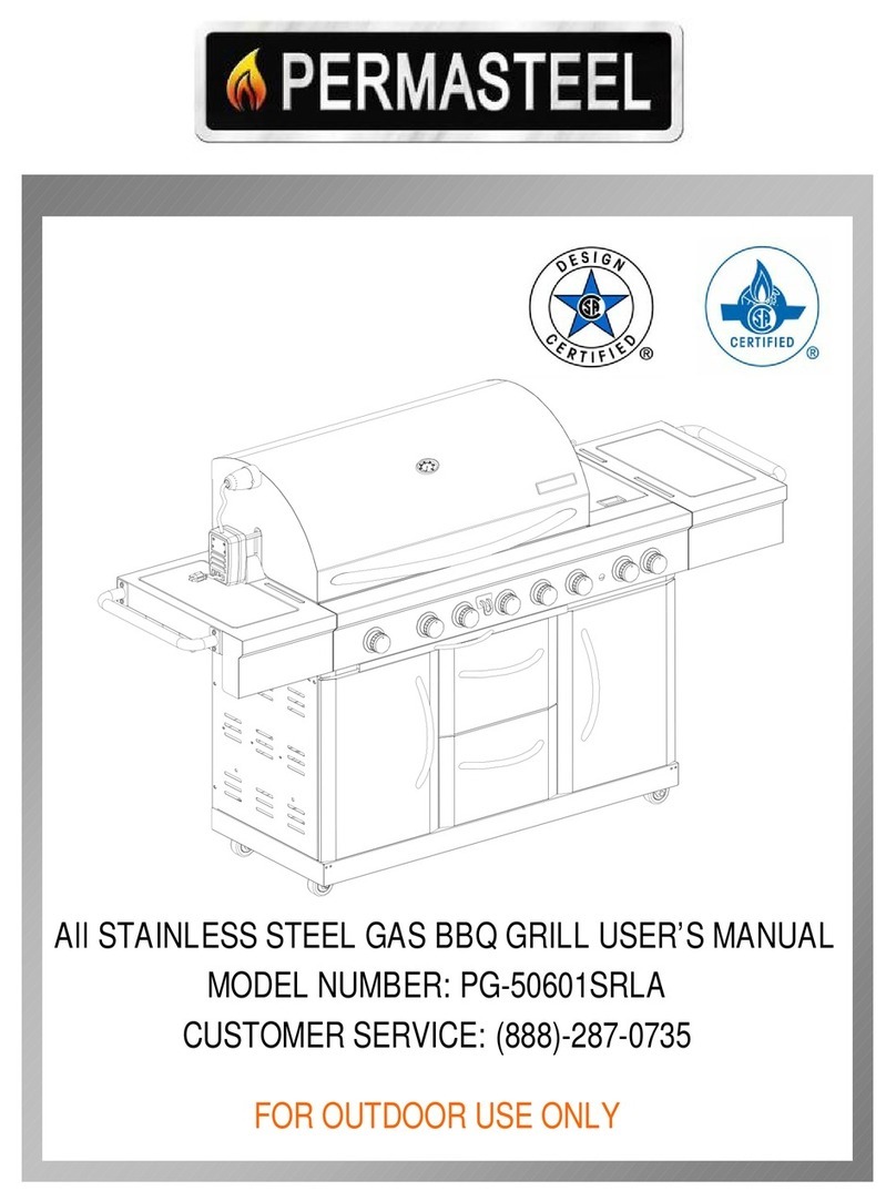 PERMASTEEL PG-50601SRLA-1 user manual