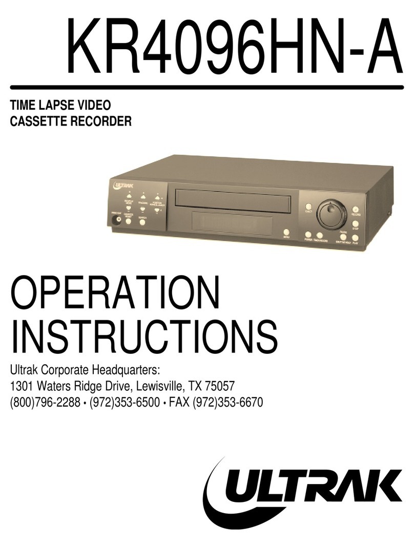 Ultrak KR4096HN-A User manual