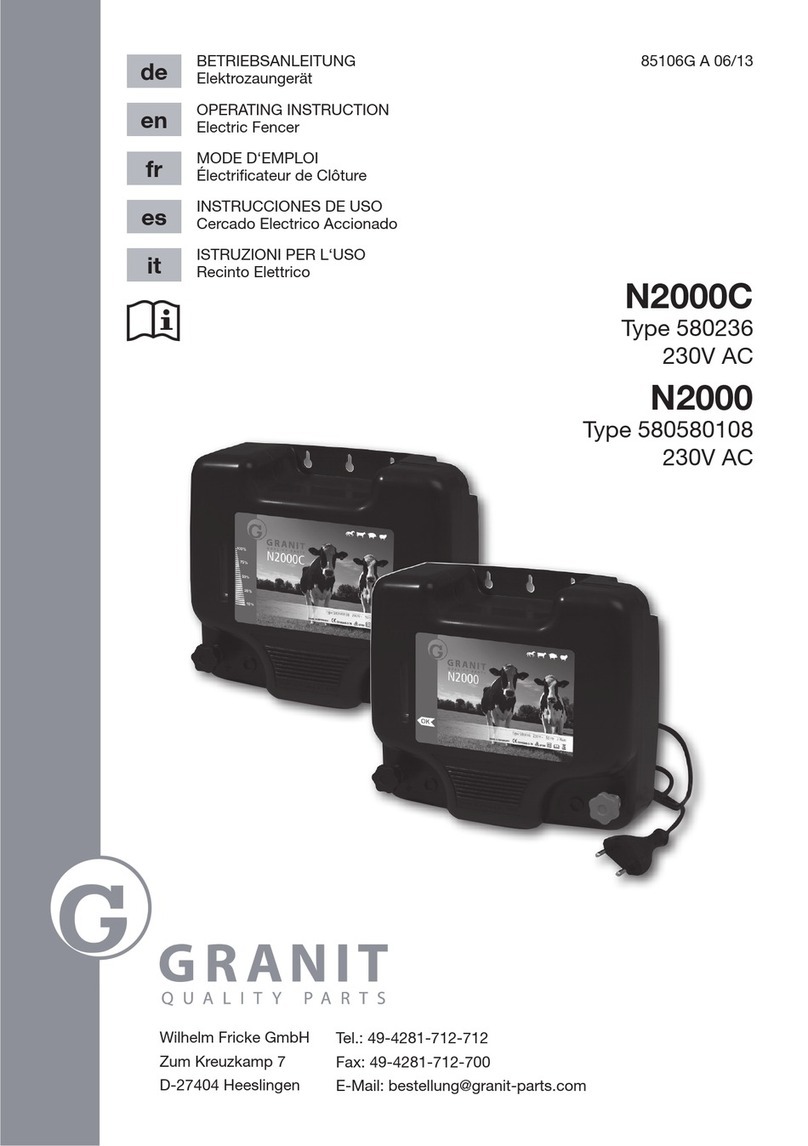 Granit N2000C Operating	 instruction
