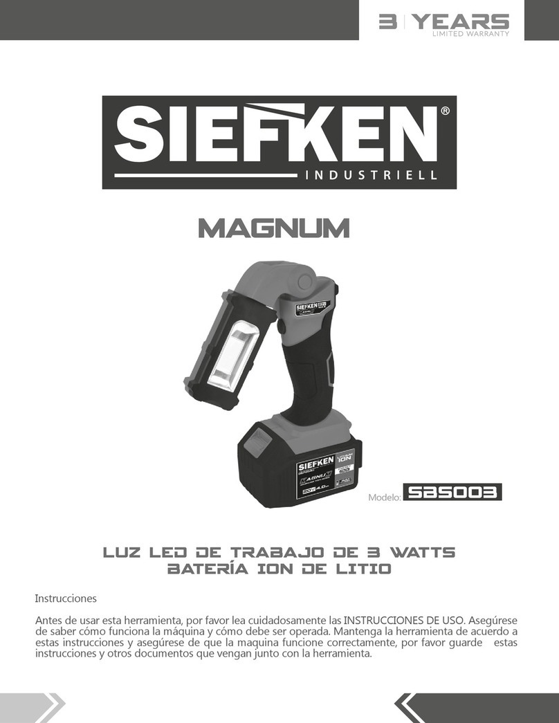 Siefken MAGNUM SBSOO3 instructions
