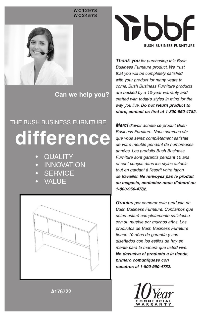 Bush Business Furniture WC24578 User manual