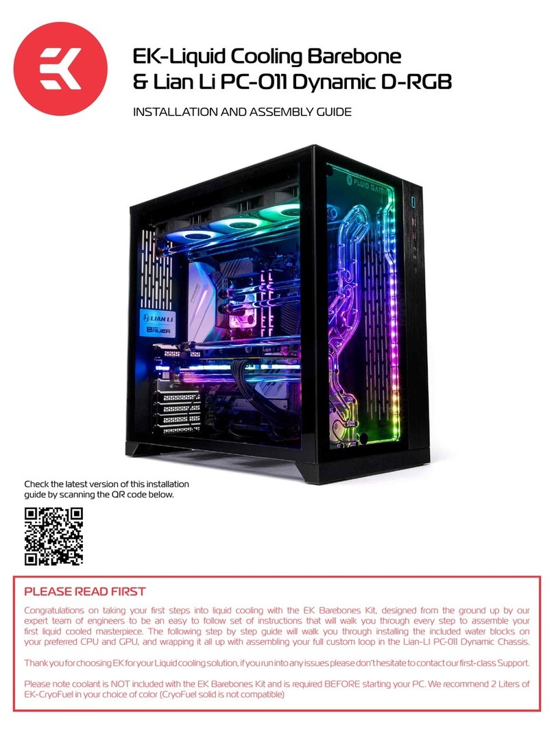 ekwb Barebones Installation and assembly guide
