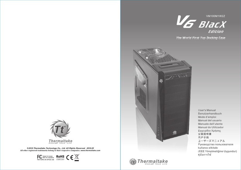 Thermaltake V6 BlacX Edition User manual