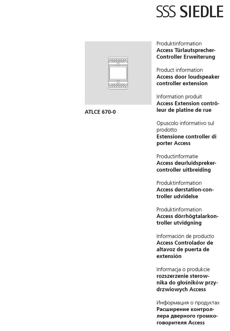 SSS Siedle ATLCE 670-0 Product information