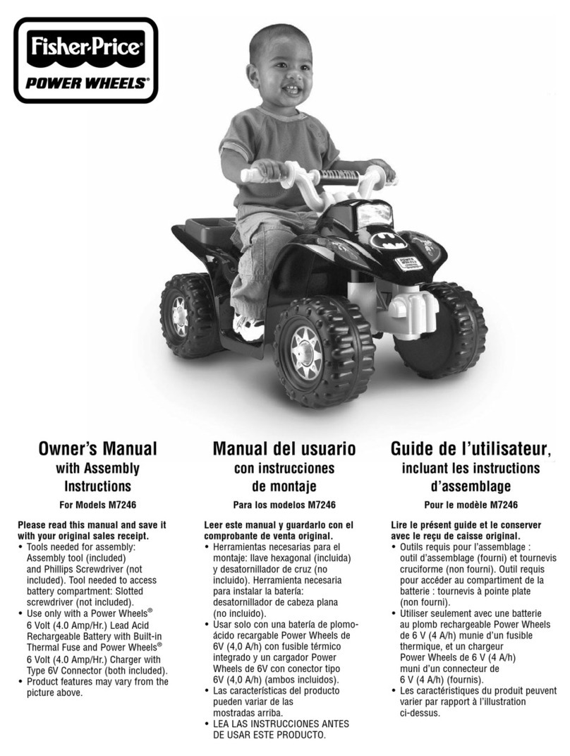Fisher-Price Power Wheels M7246 Datasheet