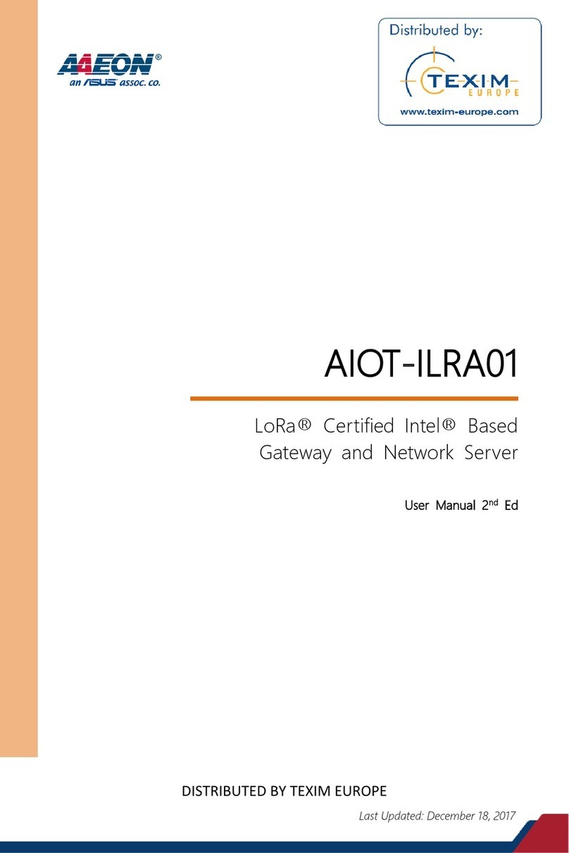 Asus Aaeon AIOT-ILRA01 User manual Asus Aaeon AIOT-ILRA01 User manual