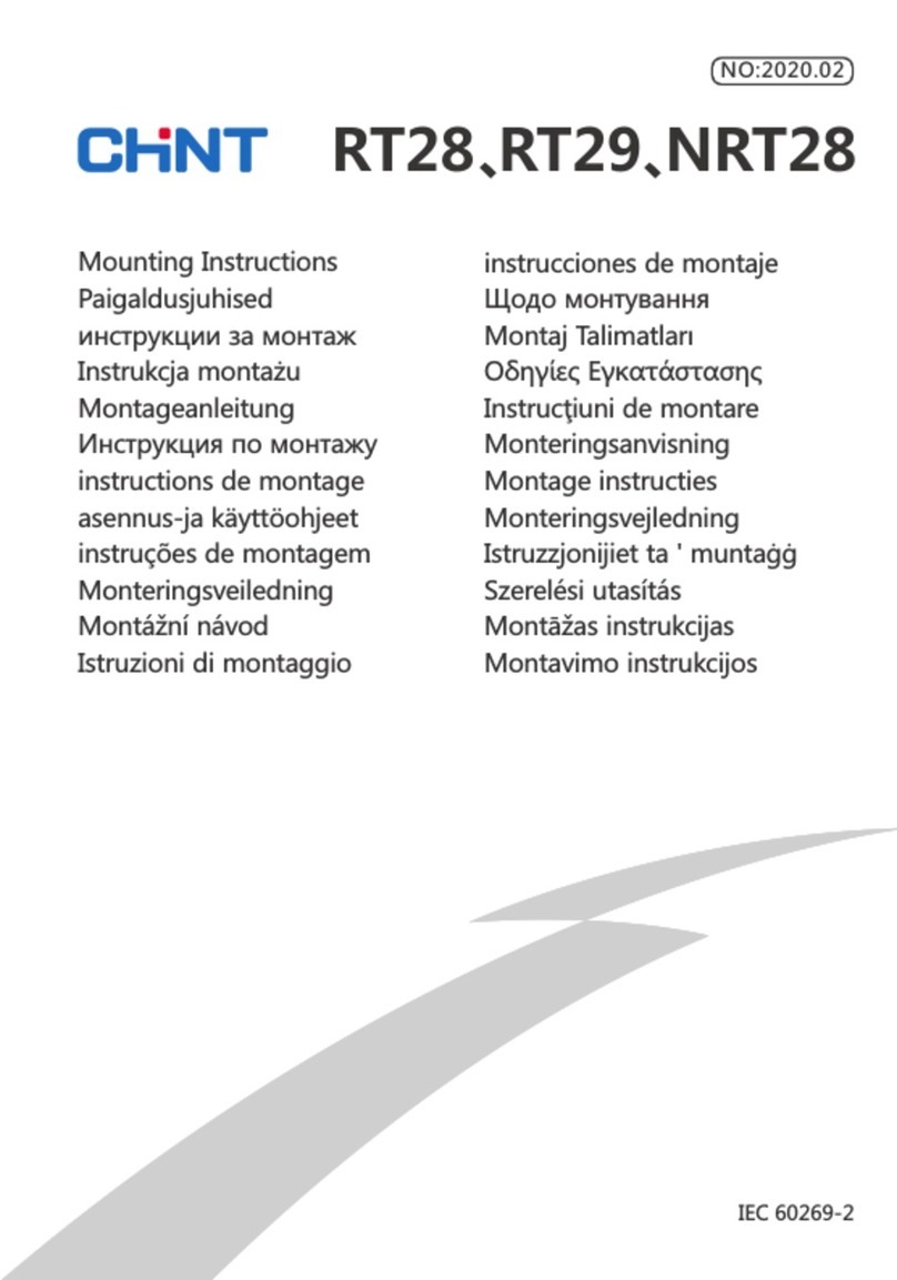 CHINT RT28 User manual CHINT RT28 User manual