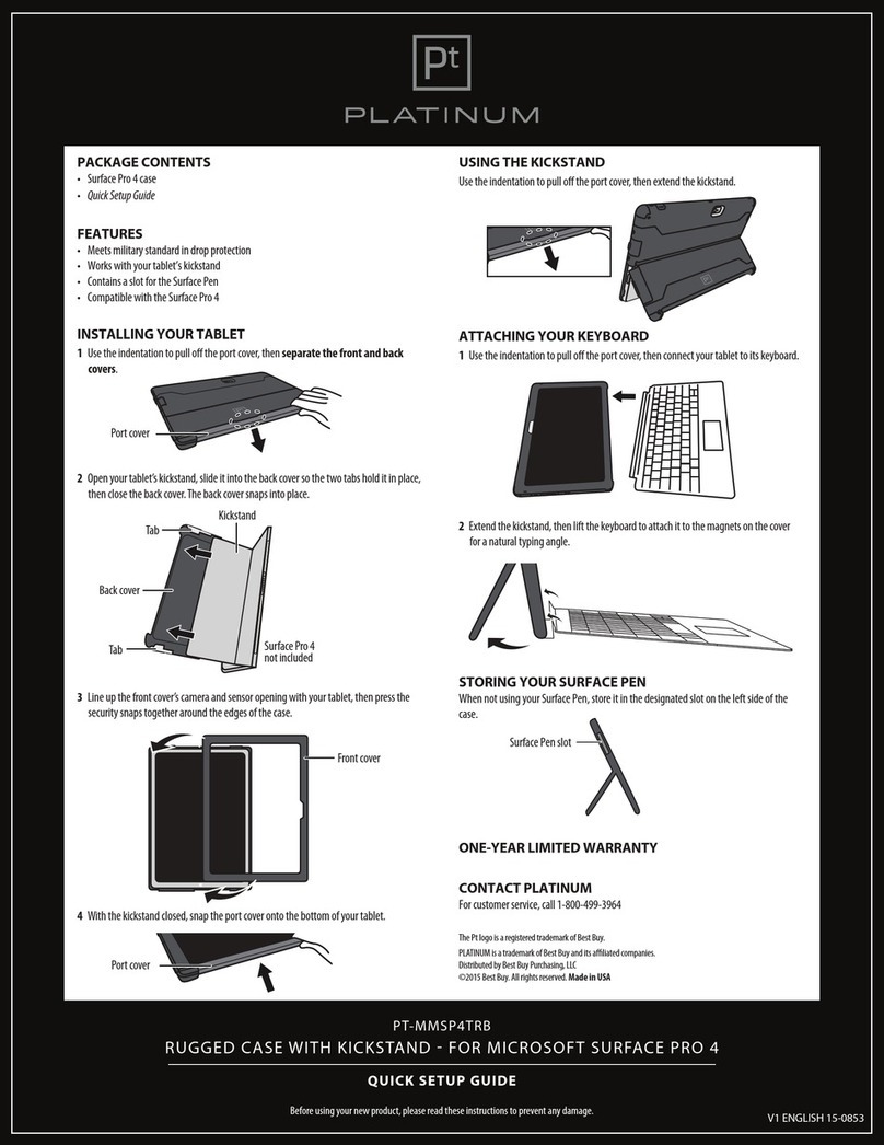 Platinum PT-MMSP4TRB User manual