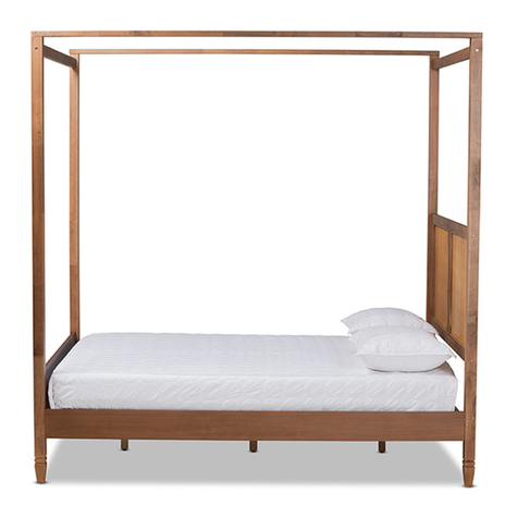 Baxton Studio Canopy King Bed 0021-3 User manual Baxton Studio Canopy King Bed 0021-3 User manual