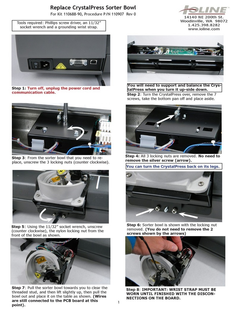 Ioline CrystalPress manual