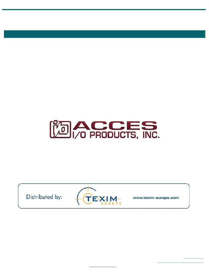 Acces I/O products MPCIE-ICM232-4 Hardware manual