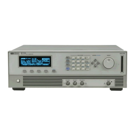 HP 8114A User manual