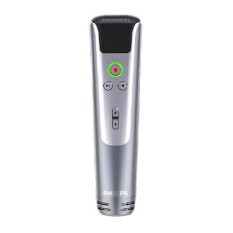 Philips VoiceTracer VTR6160 User manual