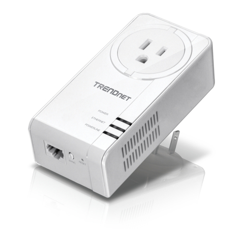 TRENDnet Powerline 1300 AV2 Adapter with Built-in... User manual