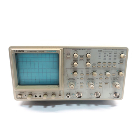 Leader LS 8105A Service manual