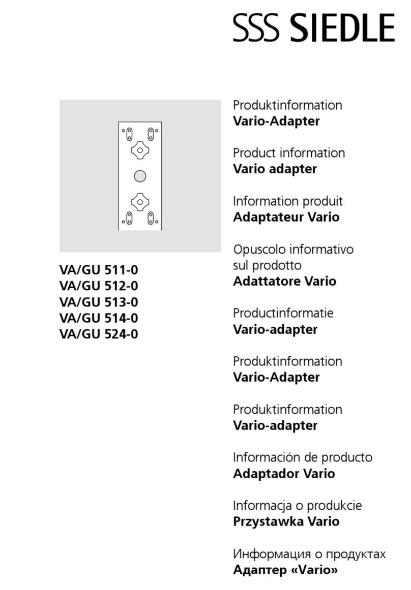 SSS Siedle VA/GU 511-0 Product information