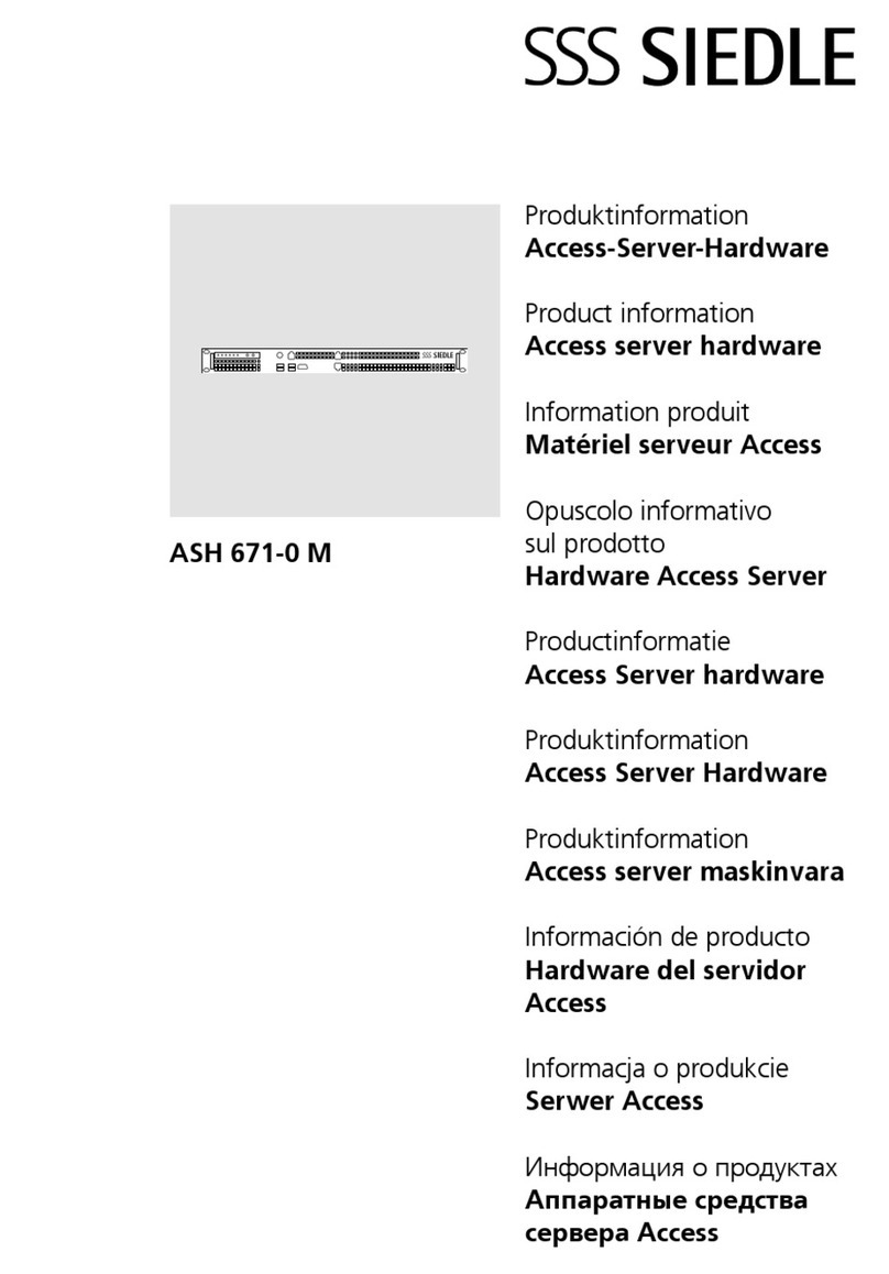 SSS Siedle ASH 671-0 M User manual