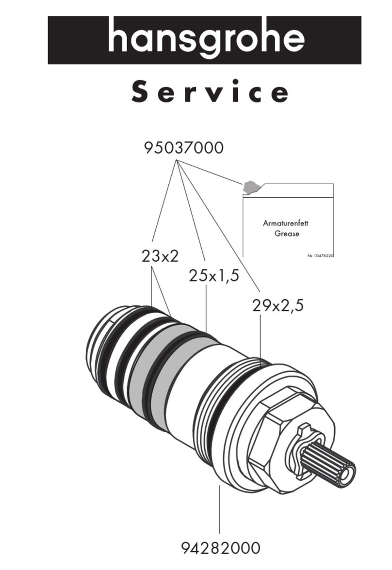 Hans Grohe 95037000 Service manual