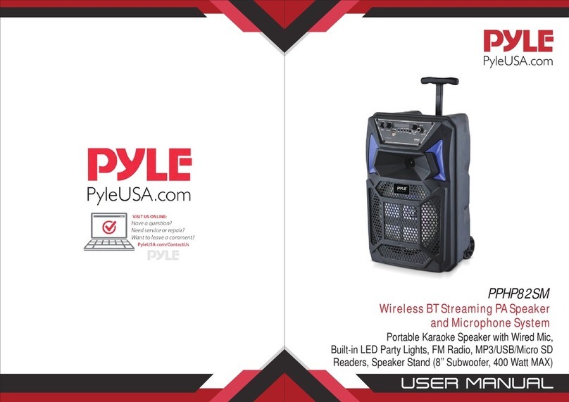 Pyle PPHP82SM User manual