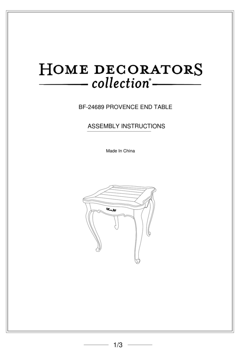 Home Decorators Collection BF-24689 User manual Home Decorators Collection BF-24689 User manual