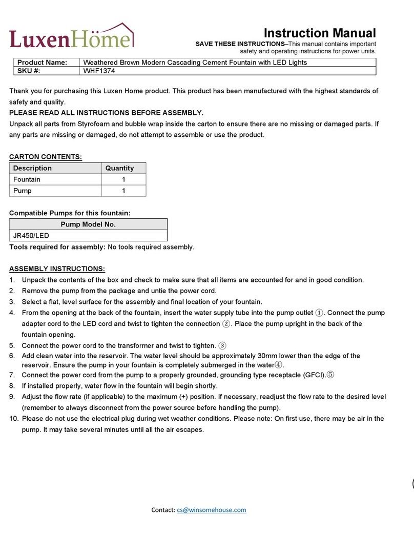 LuxenHome WHF1374 User manual LuxenHome WHF1374 User manual