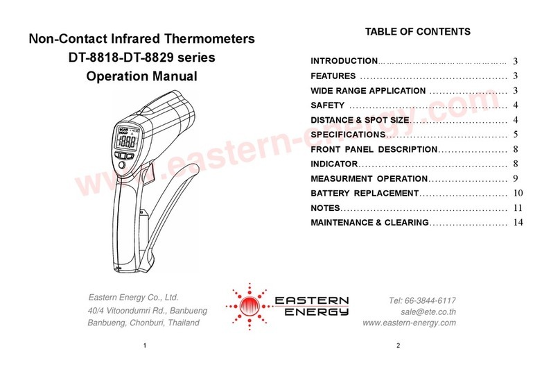 Eastern Energy DT-8818 Series User manual