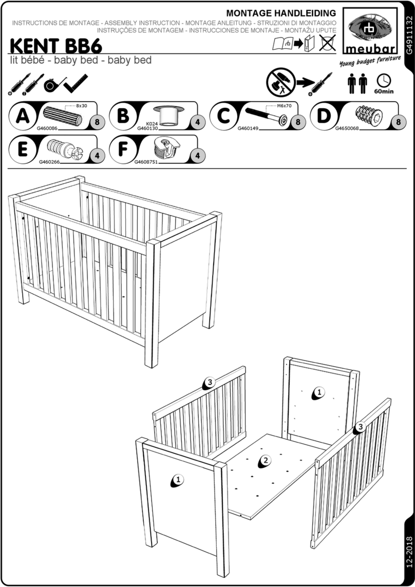 meubar KENT BB6 Assembly instruction