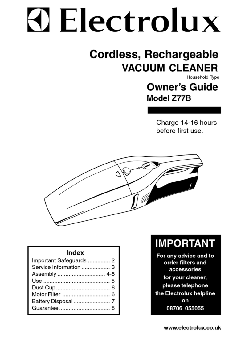 Electrolux Z77B User manual