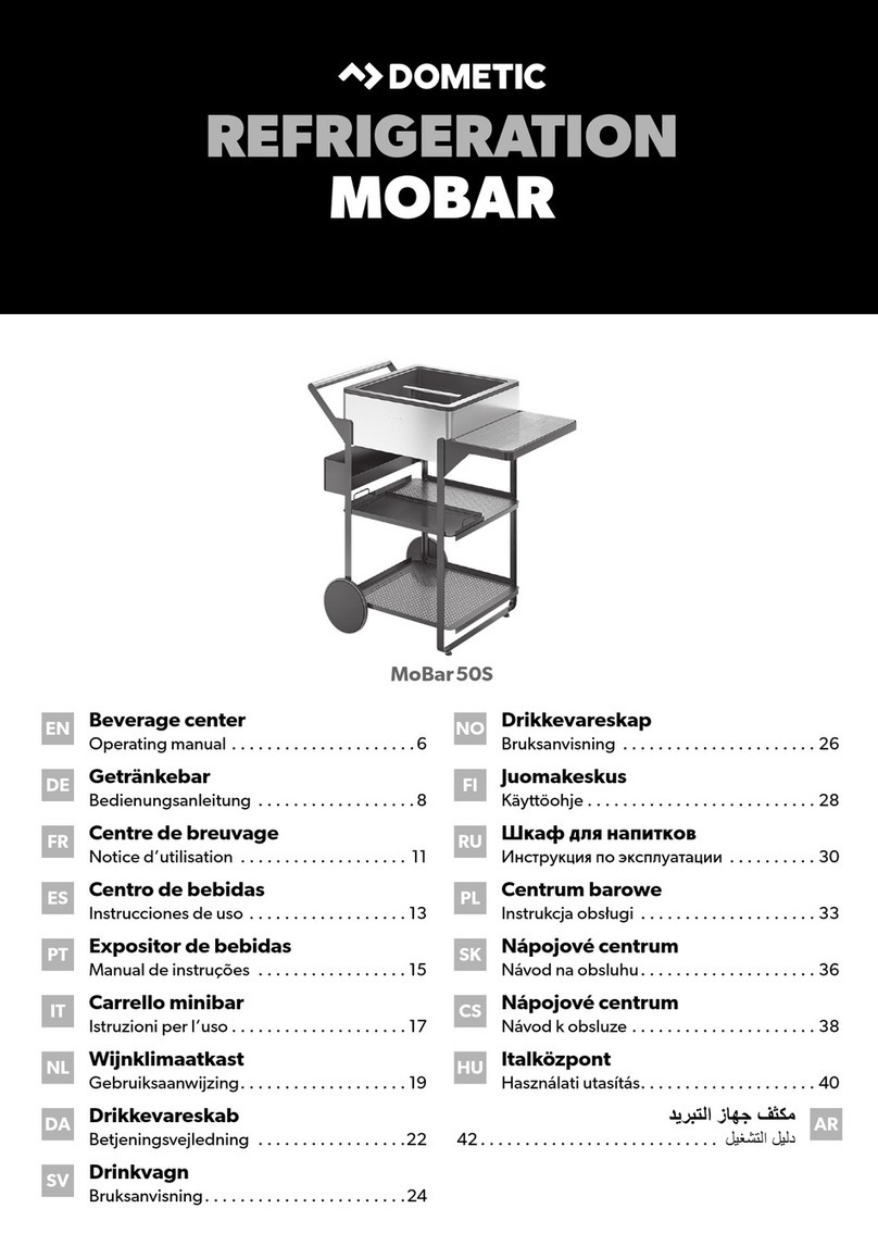 Dometic MoBar50S operating manual