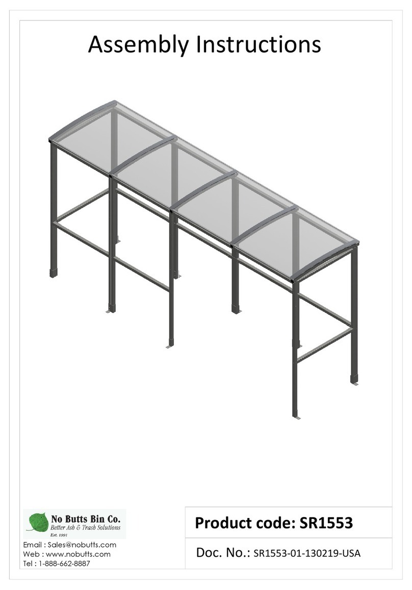 No Butts Bin SR1553 Assembly instructions