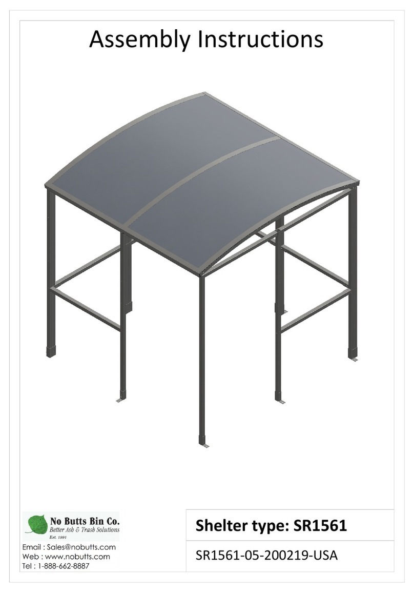 No Butts Bin SR1561 User manual