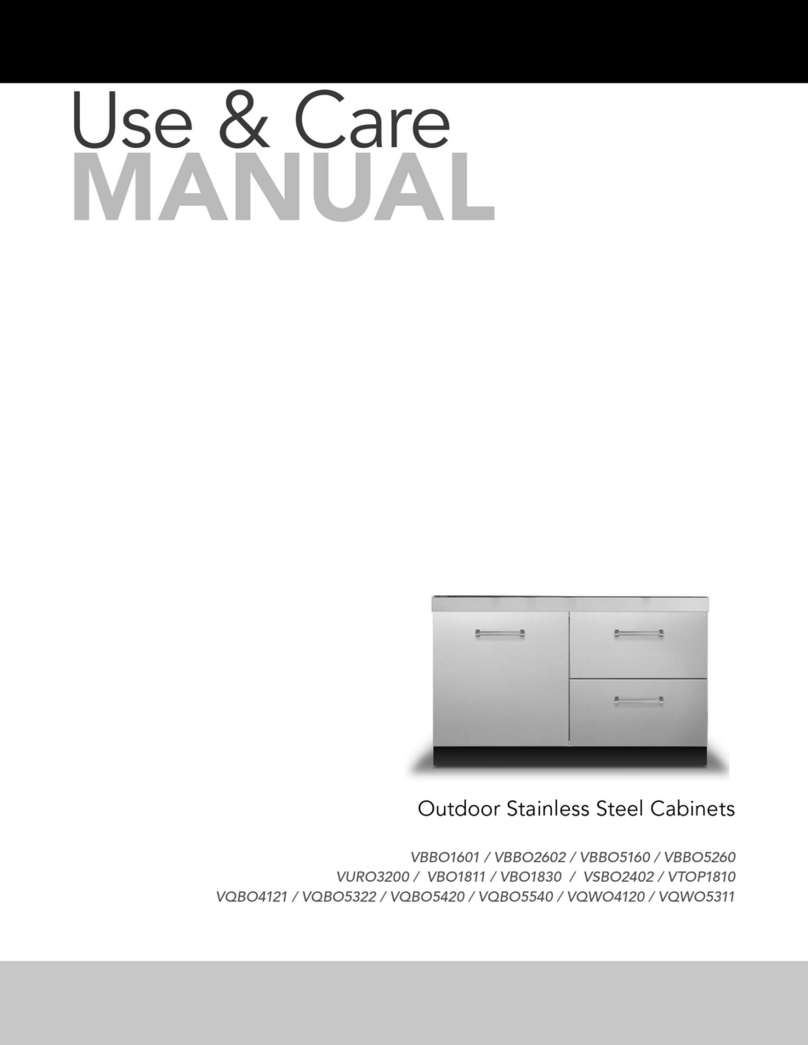Viking Range VBBO1601 Use & care manual