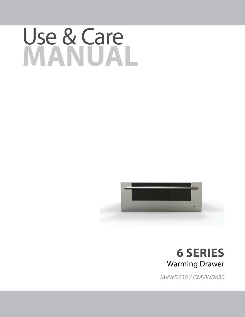 Viking Range MVWD630 Use & care manual