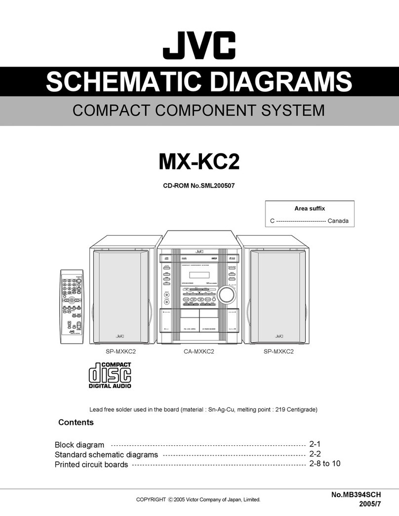 JVC MX-KC2 Schematic diagrams